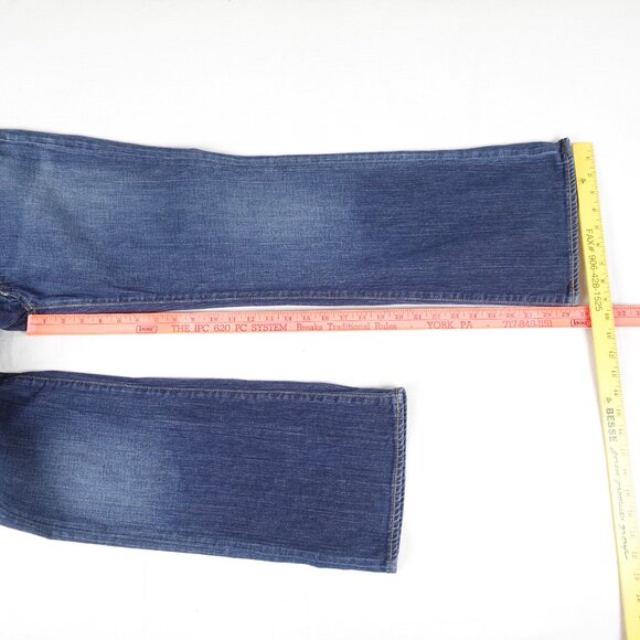 Polo Ralph Lauren Stretch Kelly Jeans Low Rise Bootcut Flare Women's 12 (34x30) - Picture 11 of 11